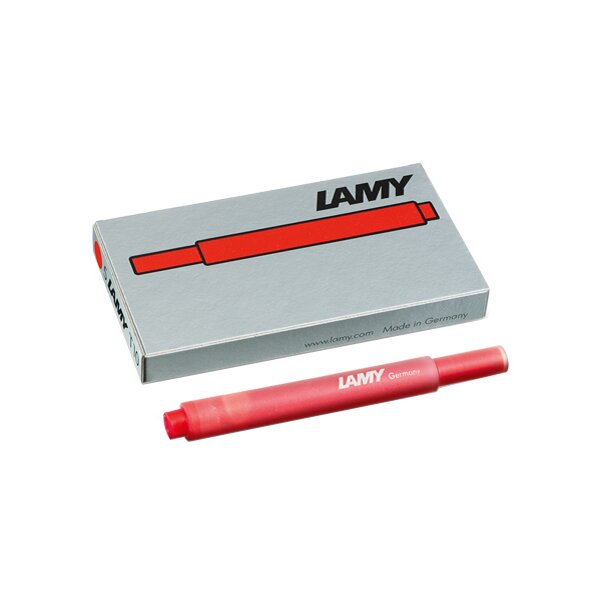 LAMY Grossraum-Tintenpatronen T10, blau löschbar