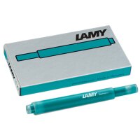 LAMY Grossraum-Tintenpatronen T10, blau löschbar