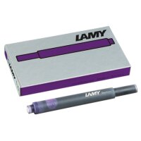 LAMY Grossraum-Tintenpatronen T10, blau löschbar