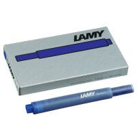 LAMY Grossraum-Tintenpatronen T10, blau löschbar