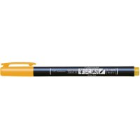 TOMBOW Stylo de calligraphie Hard WS-BH03 Fudenosuke, jaune