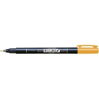 TOMBOW Stylo de calligraphie Hard WS-BH03 Fudenosuke, jaune