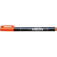 TOMBOW Stylo de calligraphie Hard WS-BH28 Fudenosuke, orange