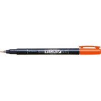 TOMBOW Stylo de calligraphie Hard WS-BH28 Fudenosuke, orange