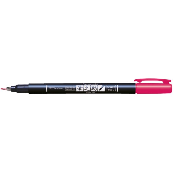 Tombow Kalligraphie-Stift Fudenosuke, Härtegrad 1, grau