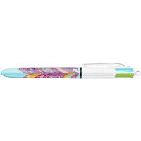 BIC Stylo à bille rétractable 4 Colours Decors, présentoir