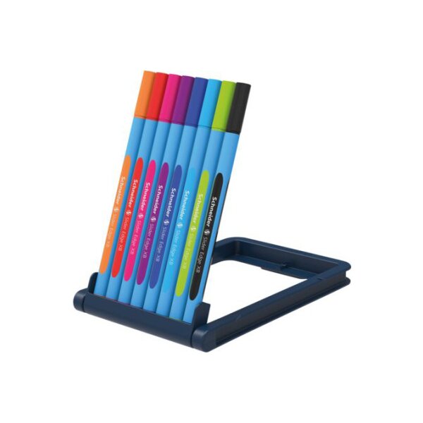 SCHNEIDER Kugelschr. Slider Edge XB 152279 assortiert 8 Stück, Box