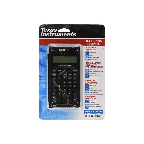 TEXAS INSTRUMENTS Calculator Finance BA II Plus Professi professional d/f/e