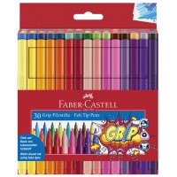 FABER-CASTELL Stylo feutre GRIP COLOUR MARKER,...