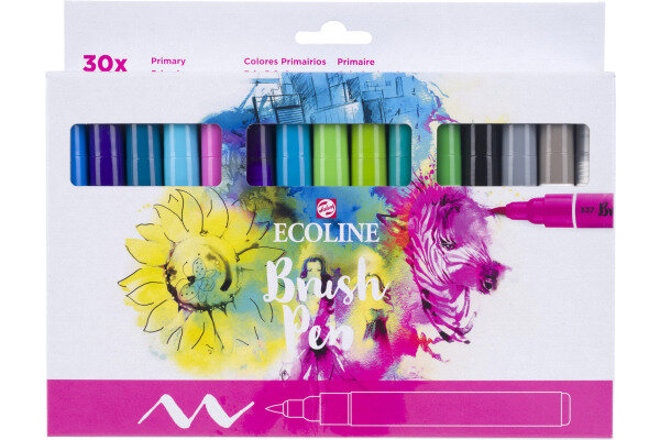TALENS Ecoline Brush Pen Set 11509005 ass. 30 Stück