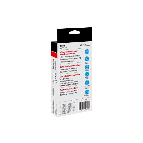 TEXAS INSTRUMENTS Schulrechner TI34MULTI