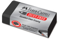 FABER-CASTELL Radierer Dust-free 187171 schwarz