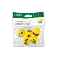 LINEX Radierer 400114751 bunt 5 Stück