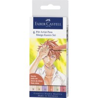 FABER-CASTELL Feutre PITT artist pen Manga Kaoiro,...
