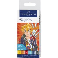 FABER-CASTELL Feutre PITT artist pen Manga Shônen,...
