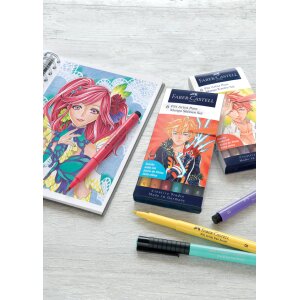 FABER-CASTELL Feutre PITT artist pen Manga Shônen,...