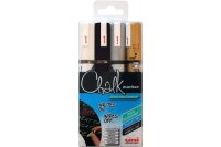 UNI-BALL Chalk Marker 1.8-2.5mm PWE5M.4C-5 4 Farben 4...