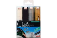 UNI-BALL Chalk Marker 8mm PWE8K.4C-5 4 Farben 4 Stück