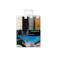 UNI-BALL Chalk Marker 8mm PWE8K.4C-5 4 Farben 4 Stück