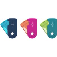 FABER-CASTELL Doppelspitzer 182704 Sleeve Trend ass. div....