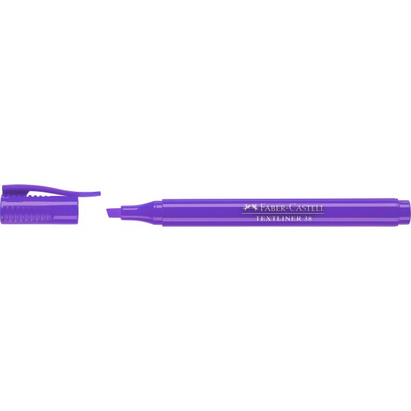 FABER-CASTELL Textmarker 38 1-4mm 157736 pourpre