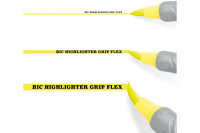 BIC Highlighter Flex 942040 Gelb 12 Stk