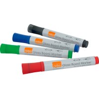 NOBO Glassboard-Marker 1905324 ass. 4 Stück