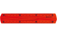 WESTCOTT Lineal, flexibel E-10220 00 15cm blau rot grün