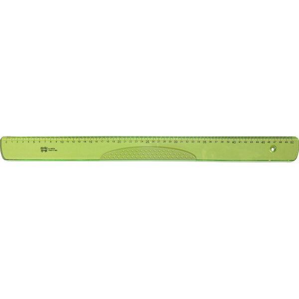 ARDA Massstab Elastika 50cm EL50 Hellgr&uuml;n transparent