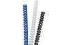 GBC Plastikbinderücken 12mm A4 388064E schwarz, 34 Ringe 50 Stück