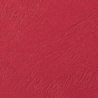 GBC Couverture de reliure Grain cuir, A4, 250 g/m2, rouge