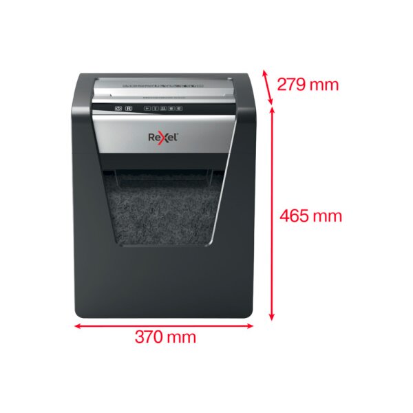 REXEL Aktenvernichter Momentum 2104576CH X415, P-4, 23lt