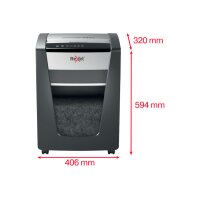 REXEL Destructeur docum. Momentum 2104578CH X420, P-4, 30lt