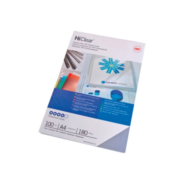 GBC Film PVC 0,18 mm A4 CN011880 transparent 25 pcs.