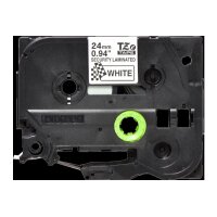 PTOUCH Ruban de sécurité noir/blanc TZE-SE5...