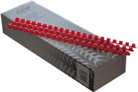 GOP Plastikbinderücken 020728 8mm, rot 100 Stück