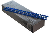 GOP Plastikbinderücken 020729 8mm, blau 100 Stück