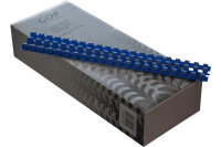 GOP Plastikbinderücken 020734 10mm, blau 100 Stück