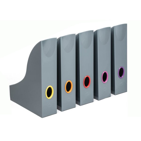 DURABLE Porte-revues VARICOLOR, anthracite / gris