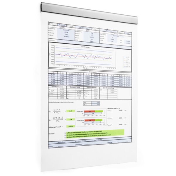 DURABLE Bande magnétique DURAFIX RAIL autoadhésif, argent
