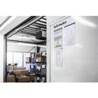 DURABLE Bande magnétique DURAFIX RAIL autoadhésif, argent