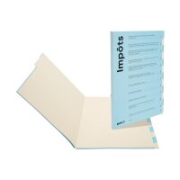 BIELLA Serviette de conf. FR A4 326011291U bleu/beige...