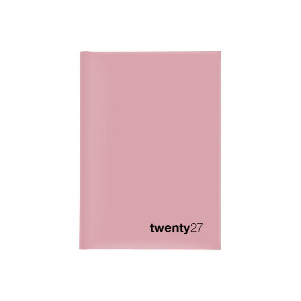 BIELLA Gesch&auml;ftsagenda Colorful 2027 809701400027U 1T/1S rosa ML 14.5x20.5cm