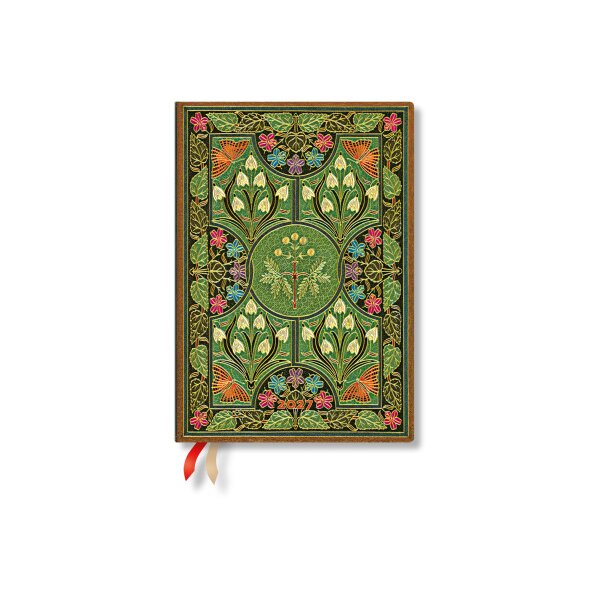 PAPERBLANKS Agenda Bl&uuml;hende Poesie 2027 DD1776-0 1W/2S HOR Midi HC DE 13x18cm