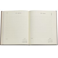 PAPERBLANKS Agenda Azurblau 2026 DD0635-1 1T/1S TAG Ultra...