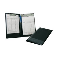 WEDO Chemise bloc de caisse 57101 noir 2 pinces