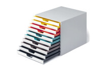 DURABLE Box VARICOLOR Mix 10 A4-C4 763027 farbig 10 Fächer