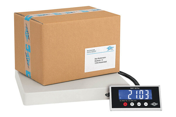 WEDO Balance de paquet Paket 100+ 507610010 Capacité max. 100Kg 40x40x5cm