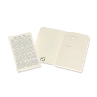 MOLESKINE Notizheft 2x 10.5x6.5cm 620497 blanko,...