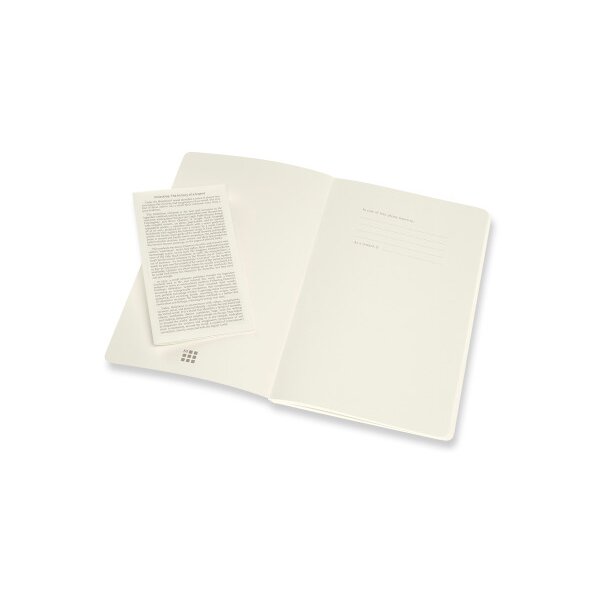 MOLESKINE Notizheft 2x 21x13cm 620534 blanko, korall/marine, 96 S.